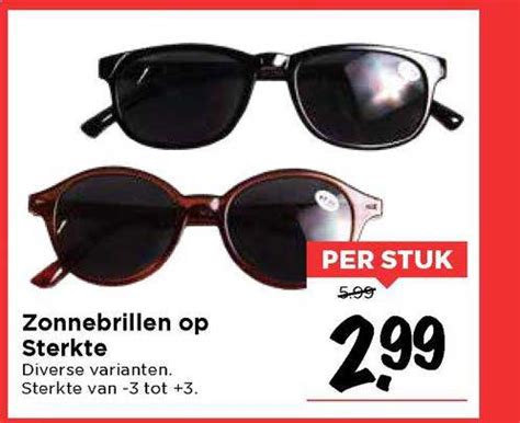 zonnebrillen op sterkte aanbieding.